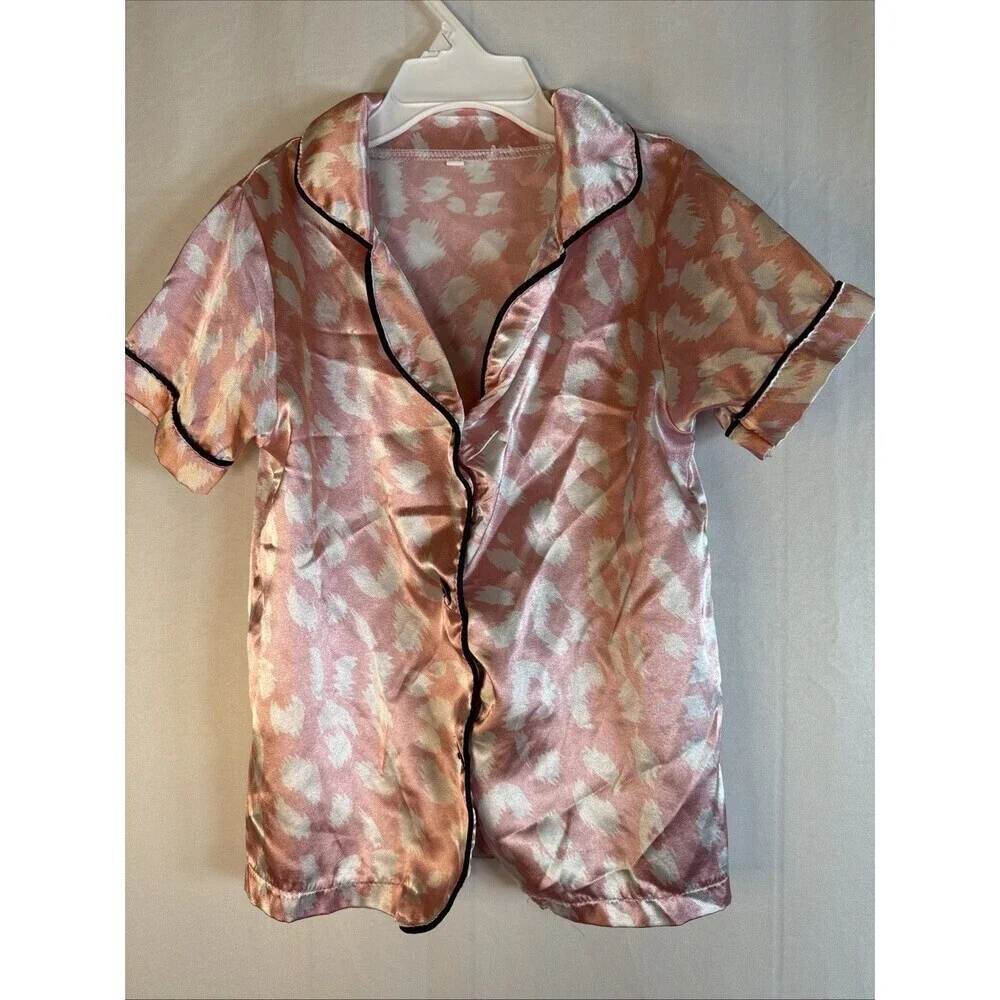 Pink And White Print 2 Piece Set Size 3T Preowned